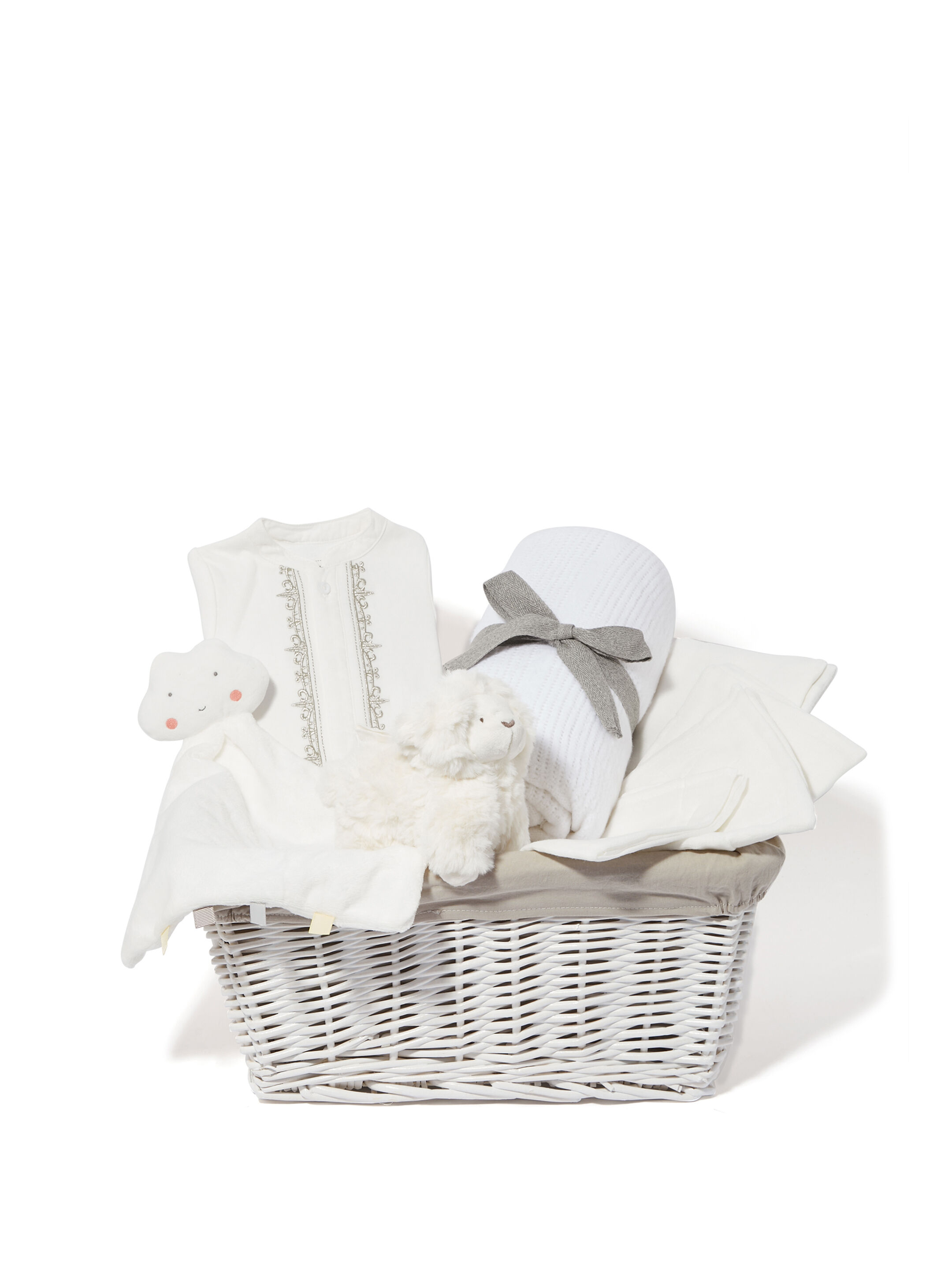 Baby Gift Hamper - 5 Piece Set with Embroidered Eid Sleepsuit image number 1